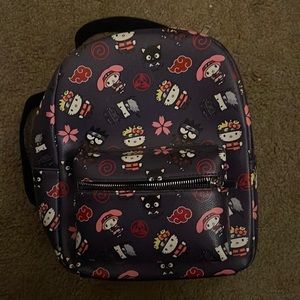 hot topic hello kitty x naruto backpack